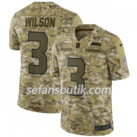 Seattle Seahawks Tröjor WILSON 3 Nike Salute to Service - Herr
